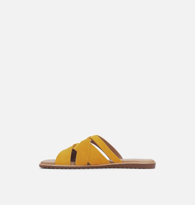 Sorel Dam Slides Gula - Ella™ Sandal - ZNU-319208